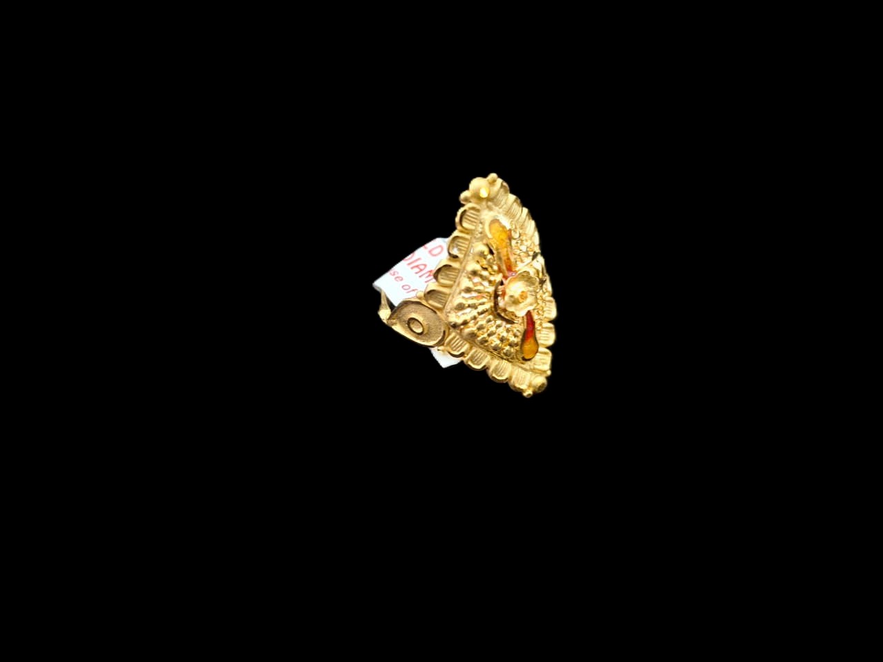 Golden Meadow Shield Ring