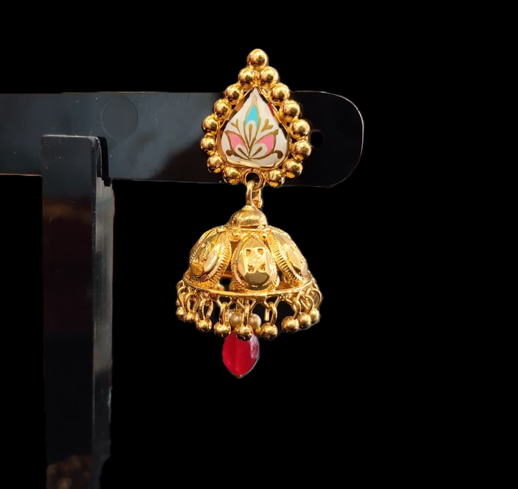 Padma Enamel Blossom Choker